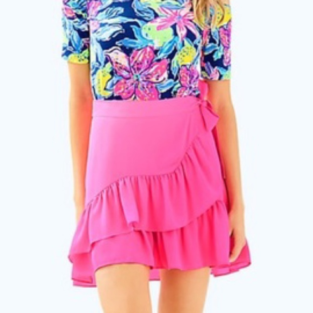Lilly Pulitzer Nessa Skirt 4 pink